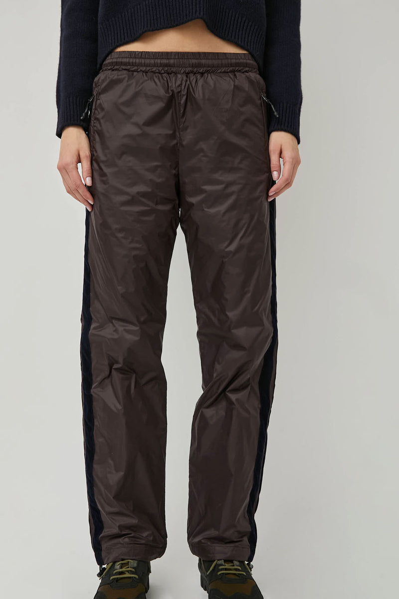 TAION Track Down Pants in Dark Coco and Dark Navy