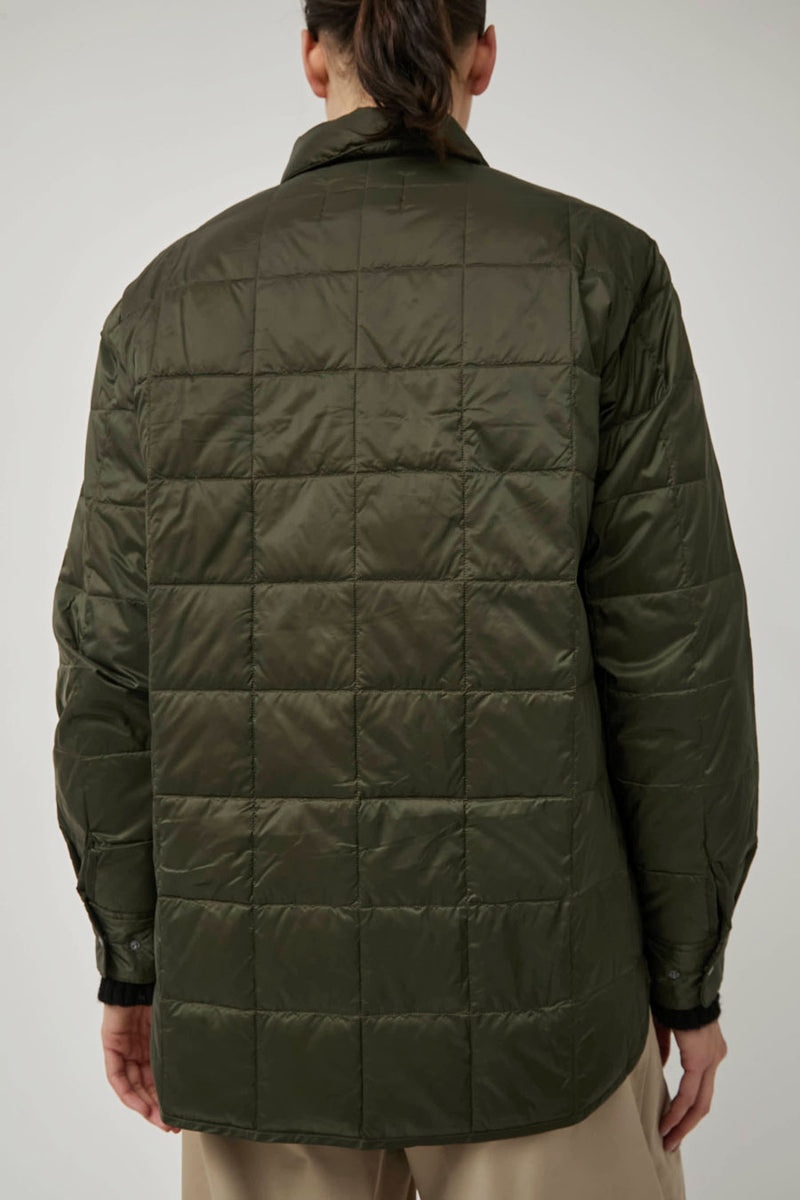 TAION W-Pocket Down Shirt in Olive