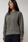 TONYWACK Cashmere Saddle Neck Sweater in Warm Grey