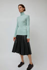 TONYWACK Slim-Fit Ribbed Turtleneck in Mint