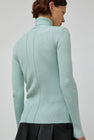 TONYWACK Slim-Fit Ribbed Turtleneck in Mint