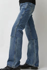 TONYWACK Layered Denim Jeans in Washed Blue