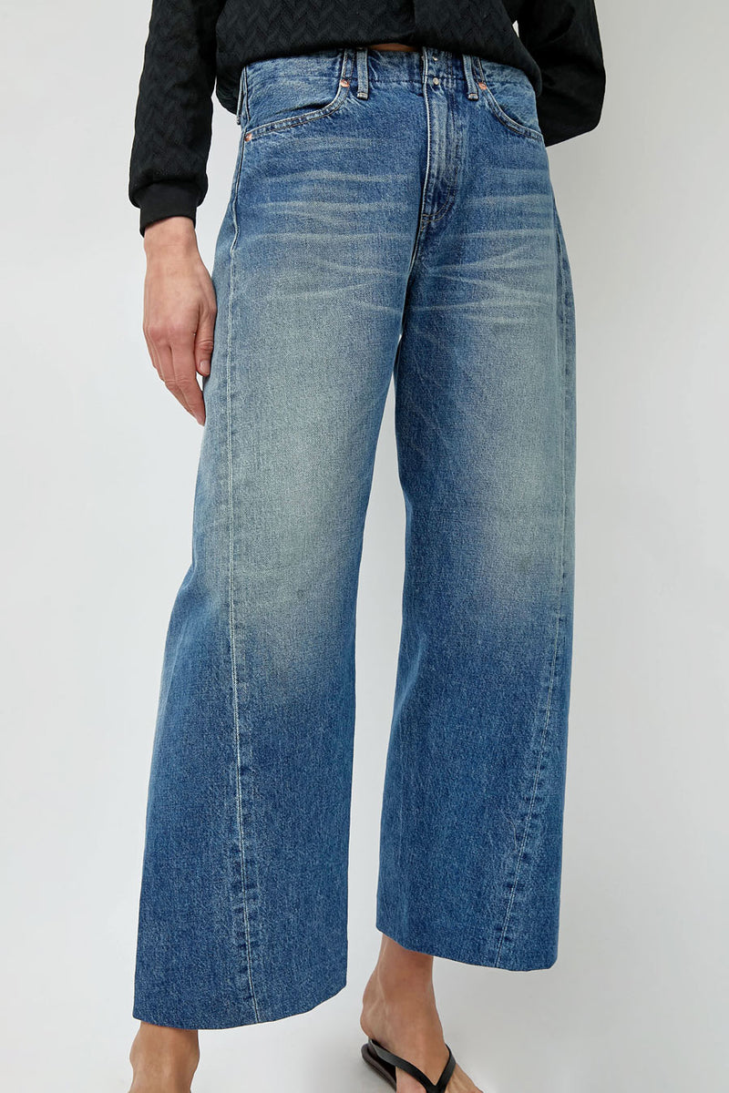 Tanaka Boy Jean Trousers in Vintage Mid Blue