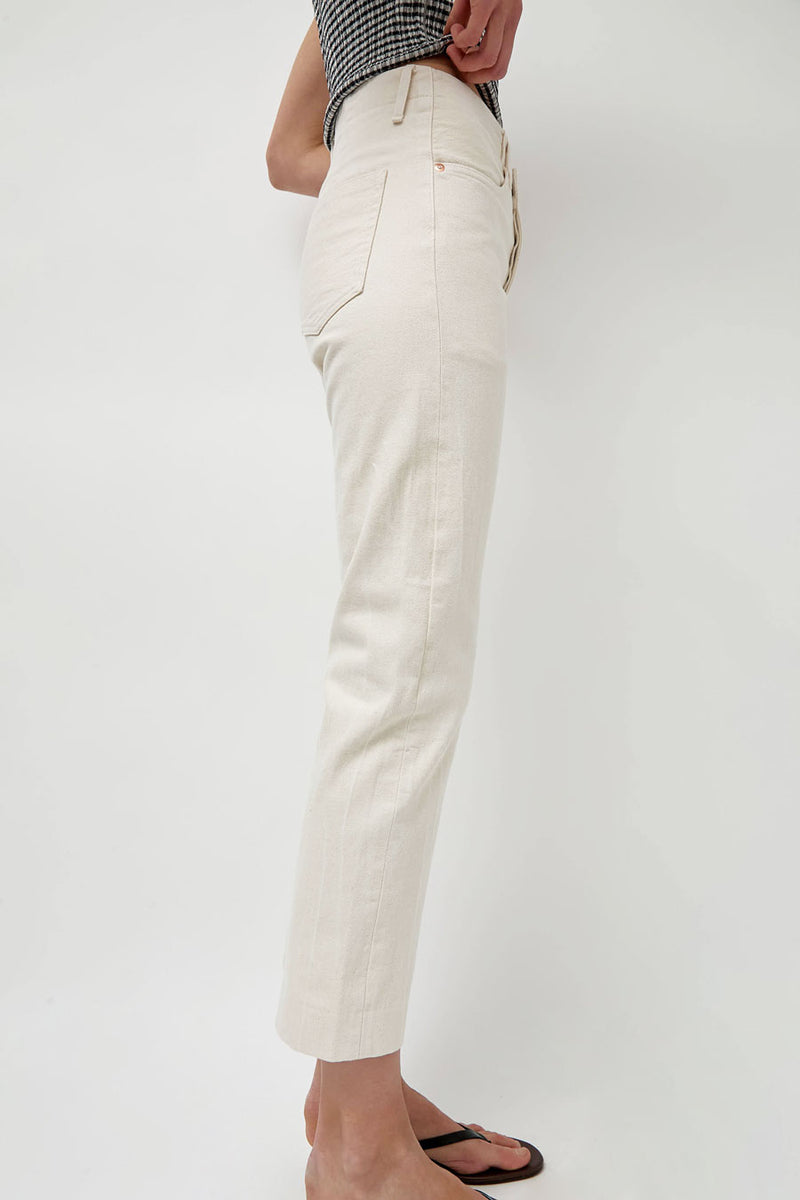 Tanaka New Classic Jean Trousers in Vintage White