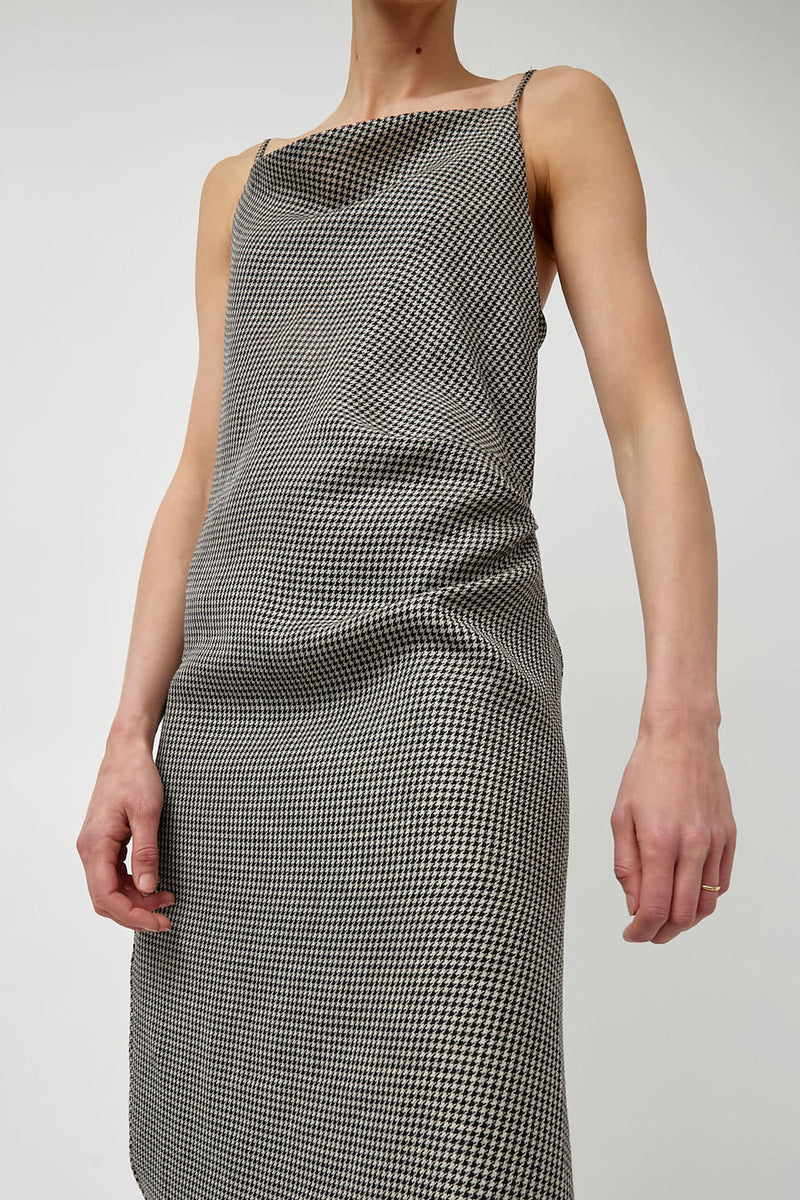 patterned slip dress Tanaka Slip Dress in Houndstooth – No.6 Store
