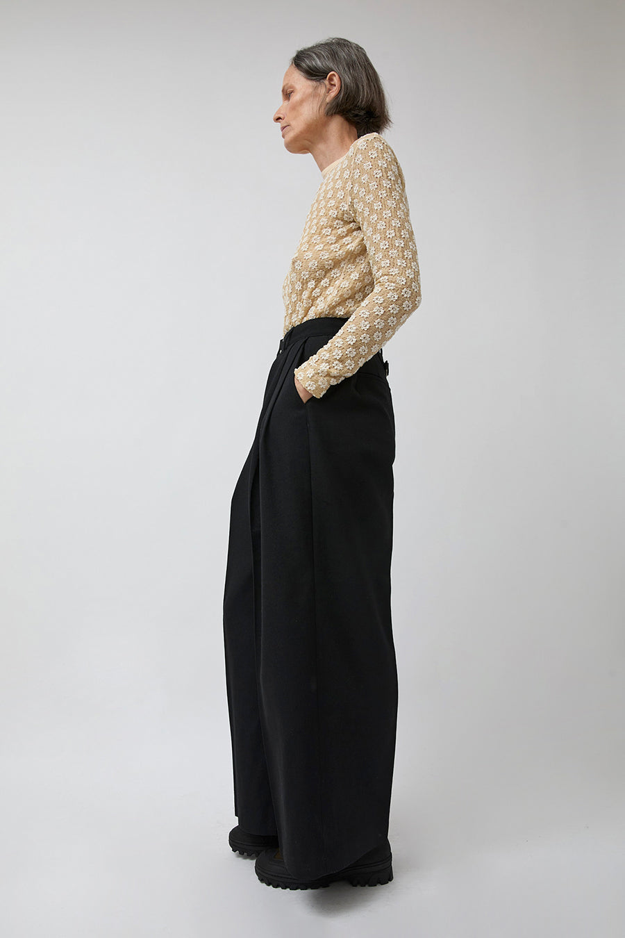 Tanaka Hakama Trousers in Black