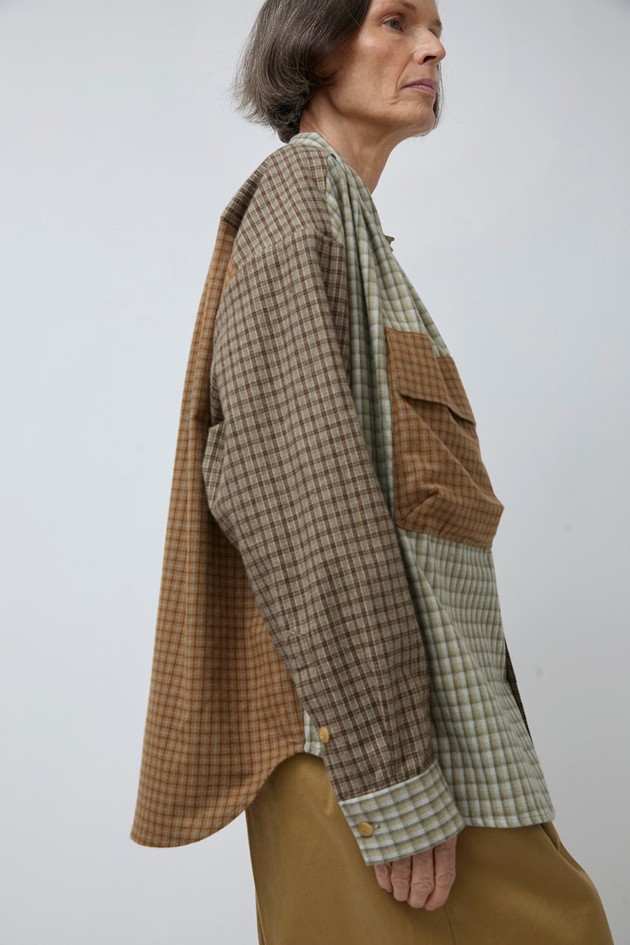 Tanaka Overshirt in Multi Check
