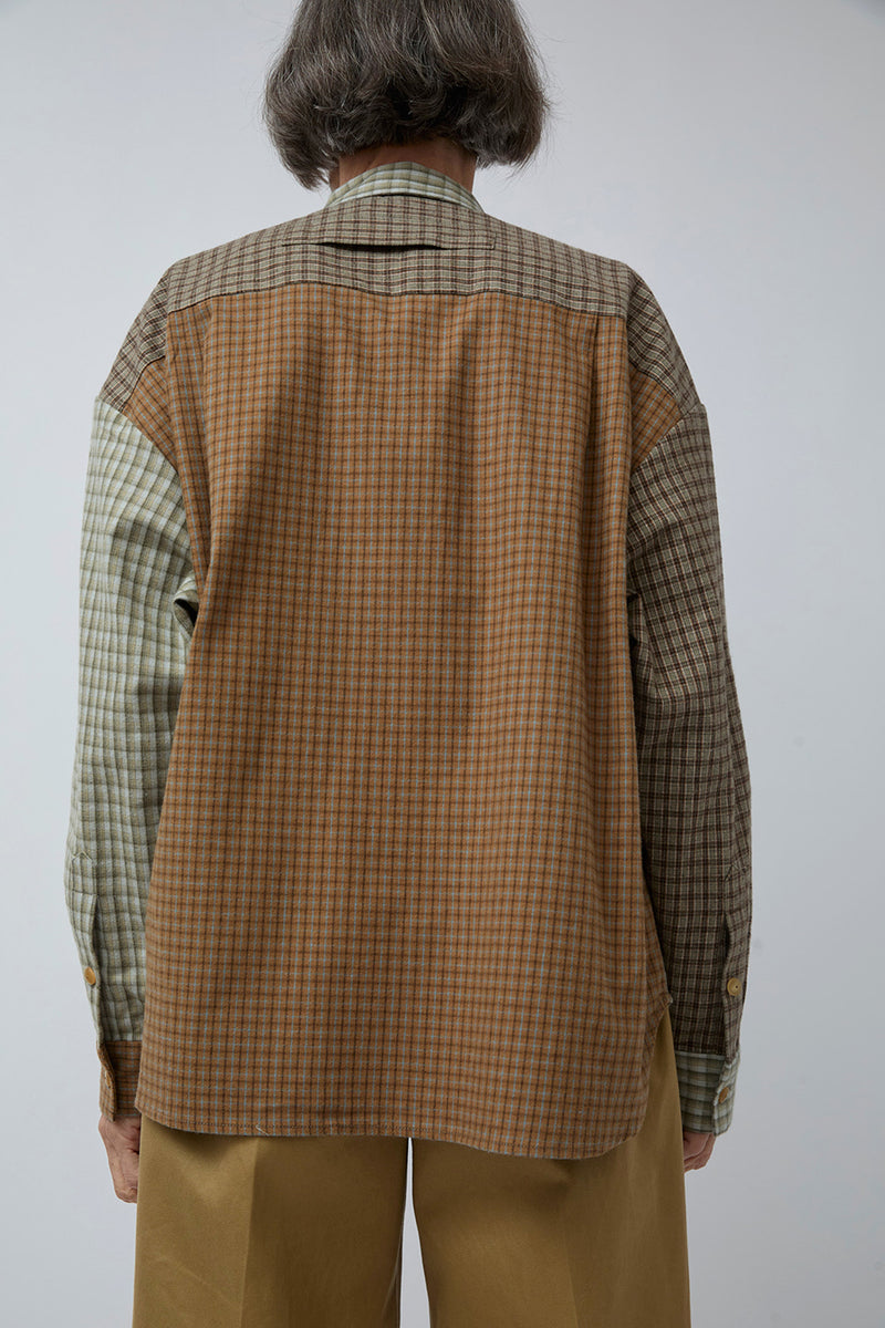Tanaka Overshirt in Multi Check