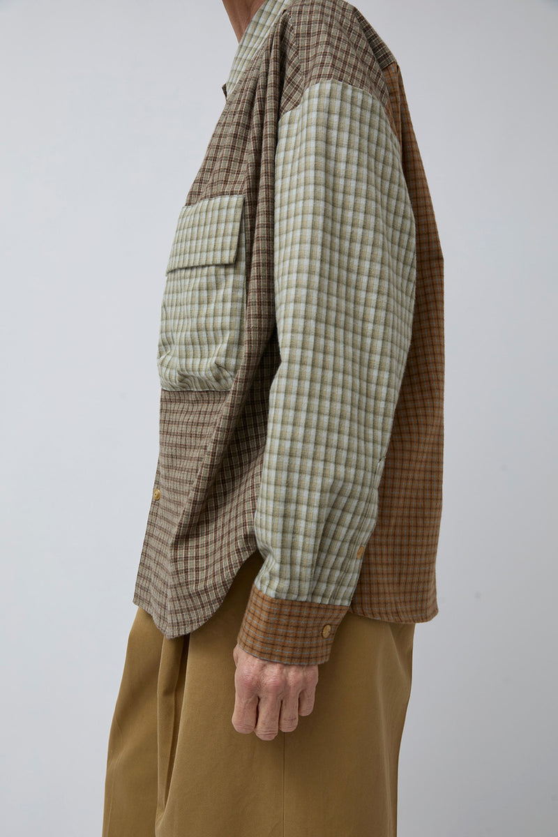 Tanaka Overshirt in Multi Check