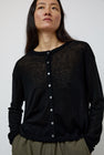 UMARMUNG Weightless Wool Two Way Cardigan in Black