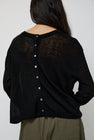 UMARMUNG Weightless Wool Two Way Cardigan in Black