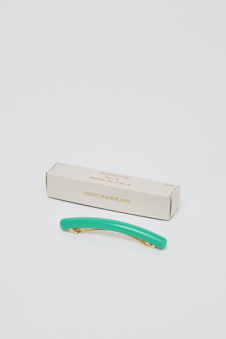 Undo Hairware Barrette in Paris Green