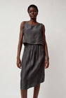 Vladimir Karaleev Basic Skirt in Black Tencel