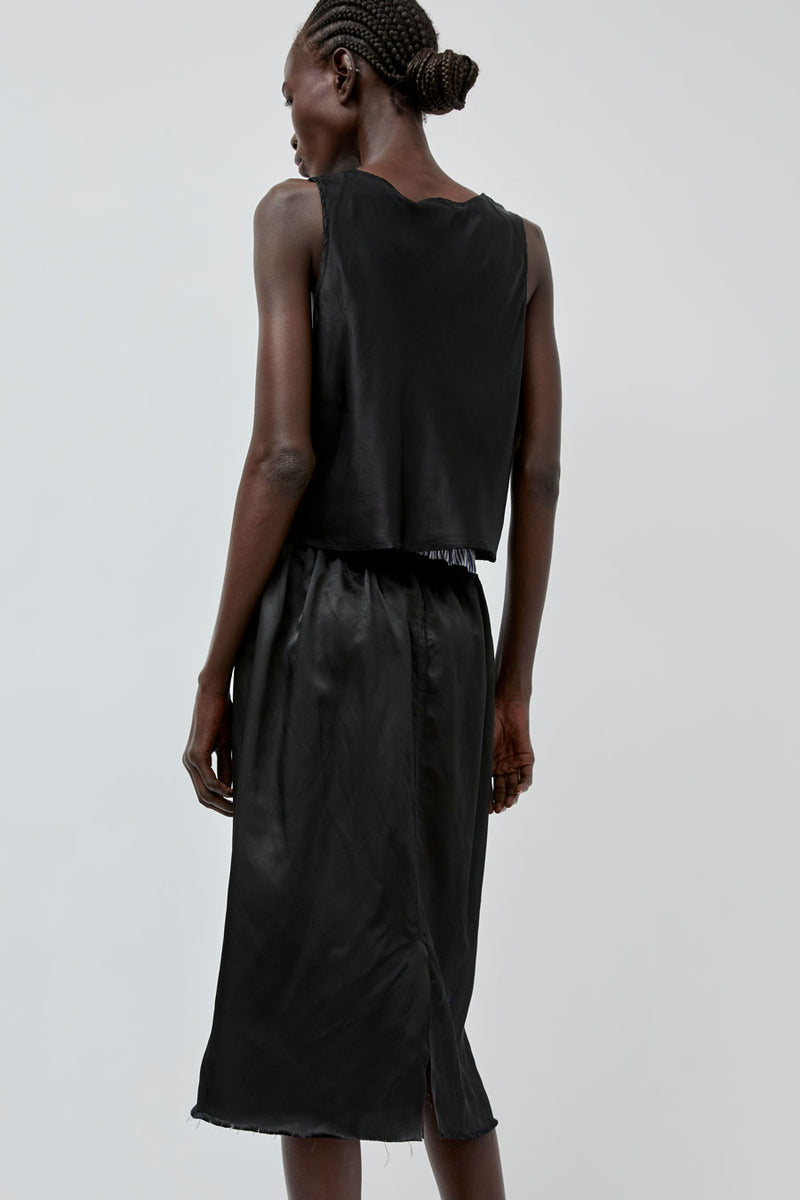 Vladimir Karaleev Oda Skirt in Black