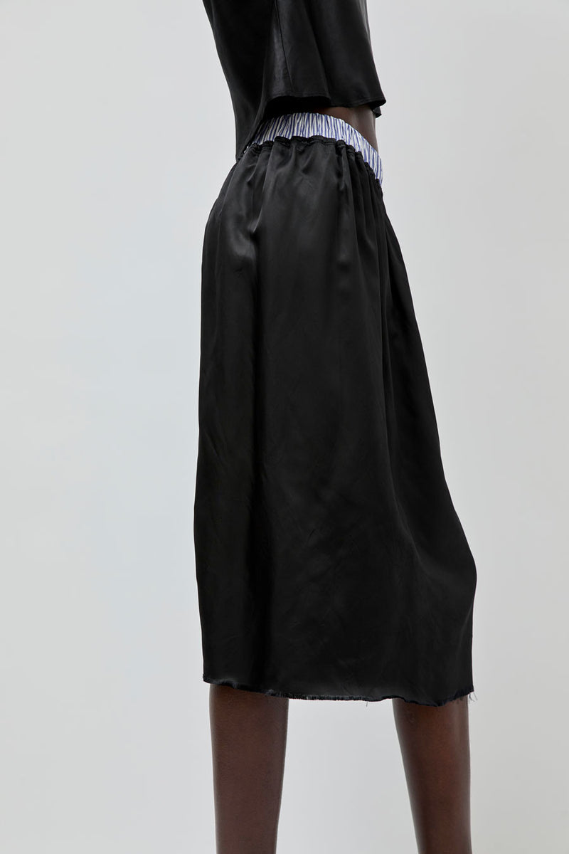 Vladimir Karaleev Oda Skirt in Black
