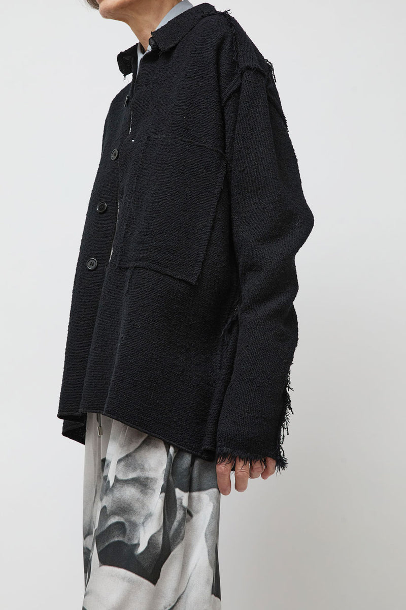 Vladimir Karaleev Shirt Jacket in Black