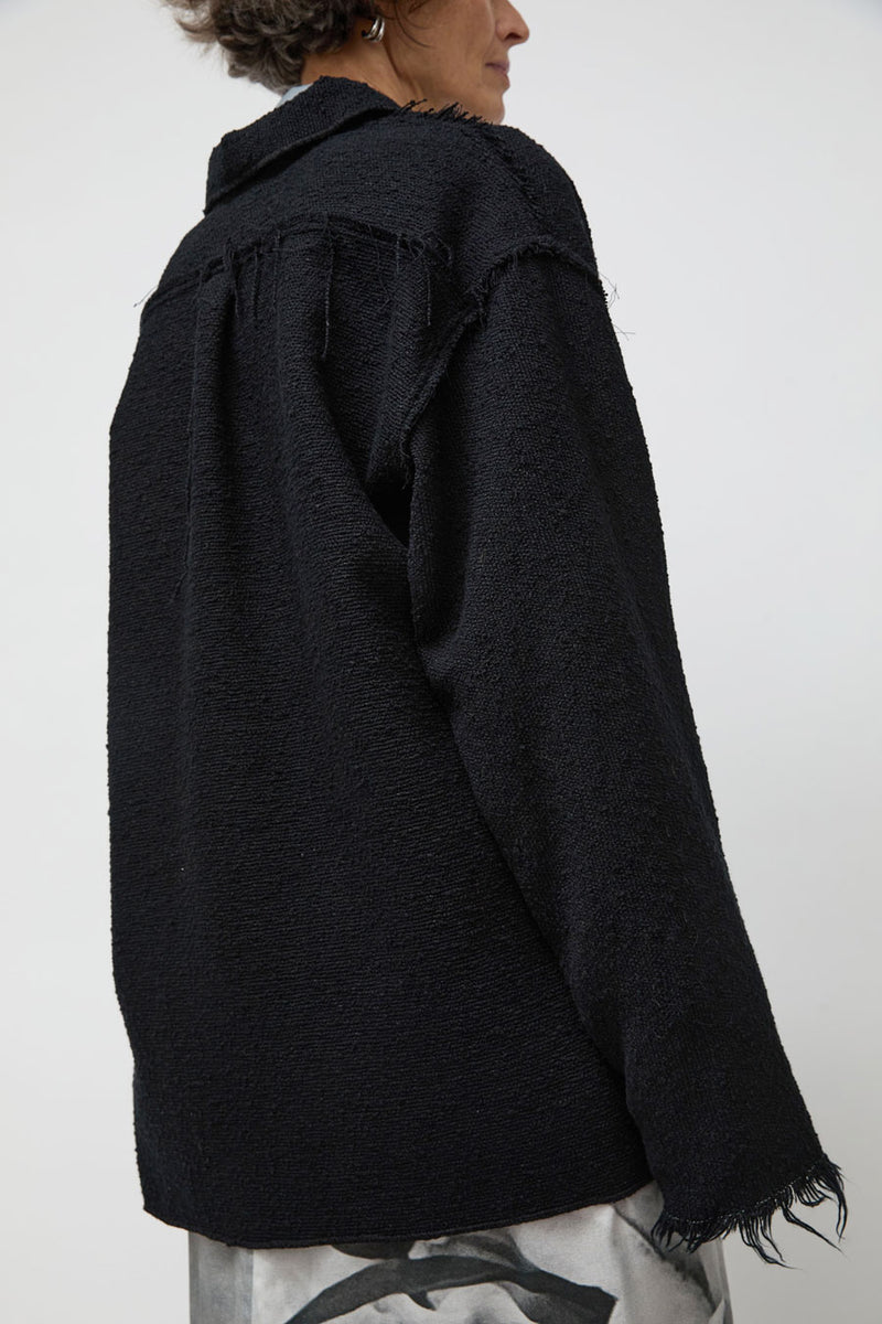 Vladimir Karaleev Shirt Jacket in Black
