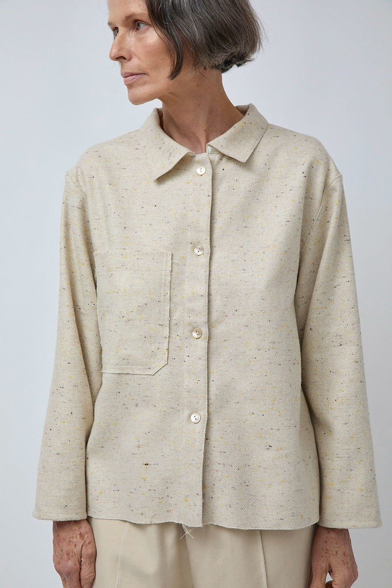 Vladimir Karaleev Mari Shirt in Cream