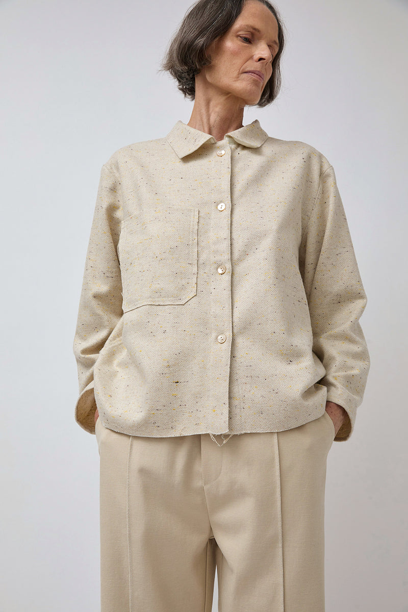 Vladimir Karaleev Mari Shirt in Cream