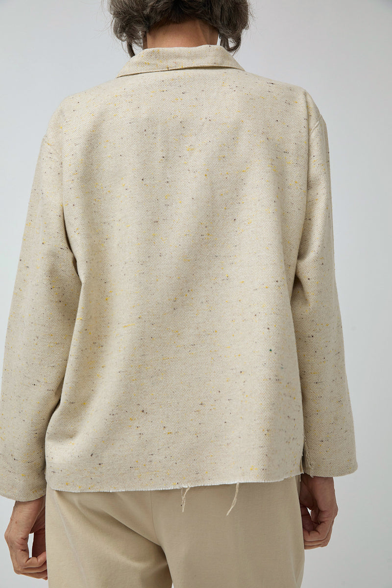 Vladimir Karaleev Mari Shirt in Cream