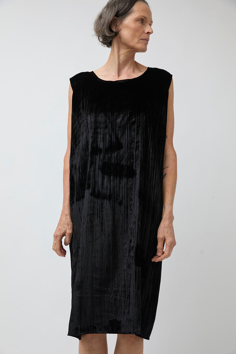 Vladimir Karaleev Nic Dress in Black Velvet
