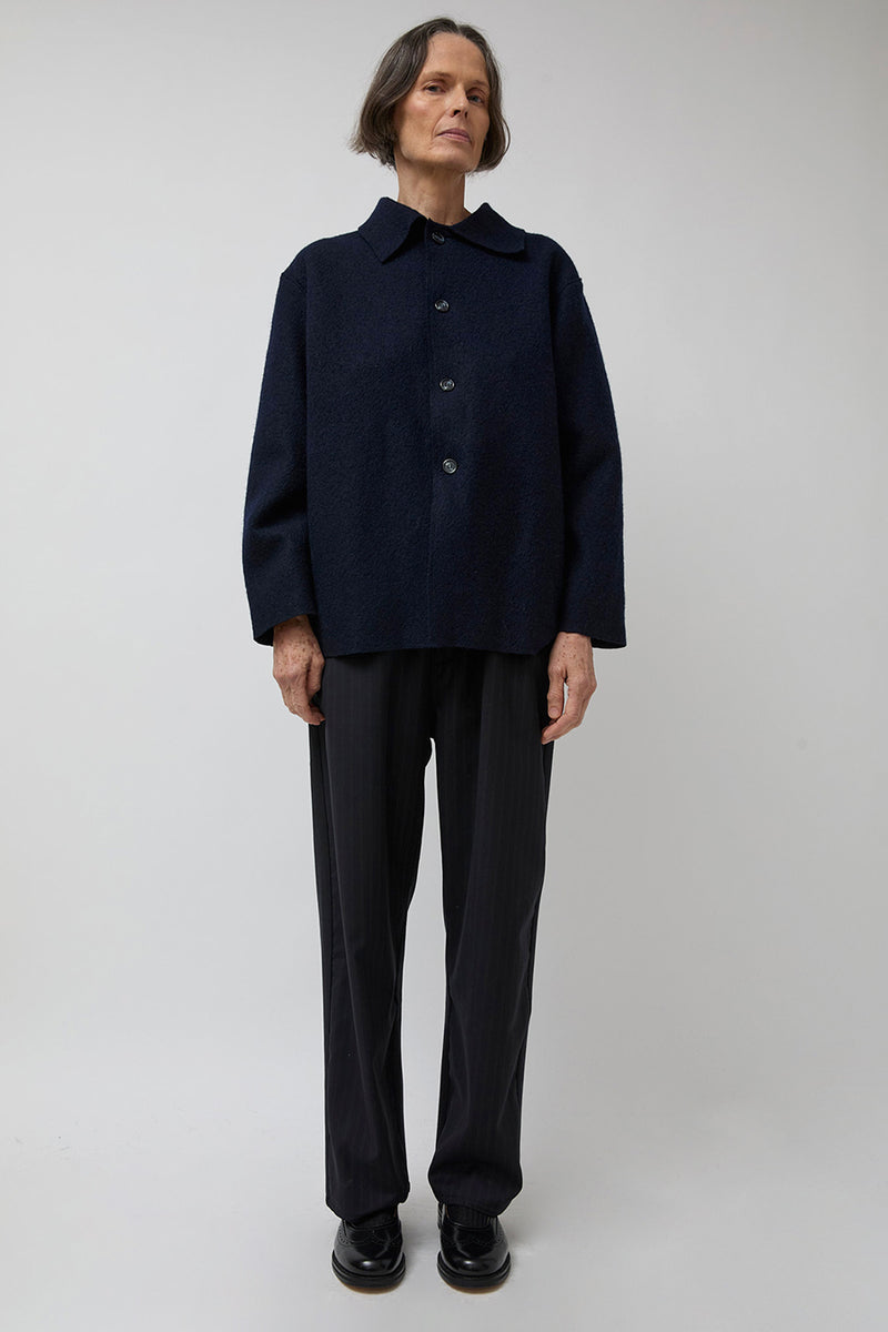 Vladimir Karaleev Shirt Jacket in Navy