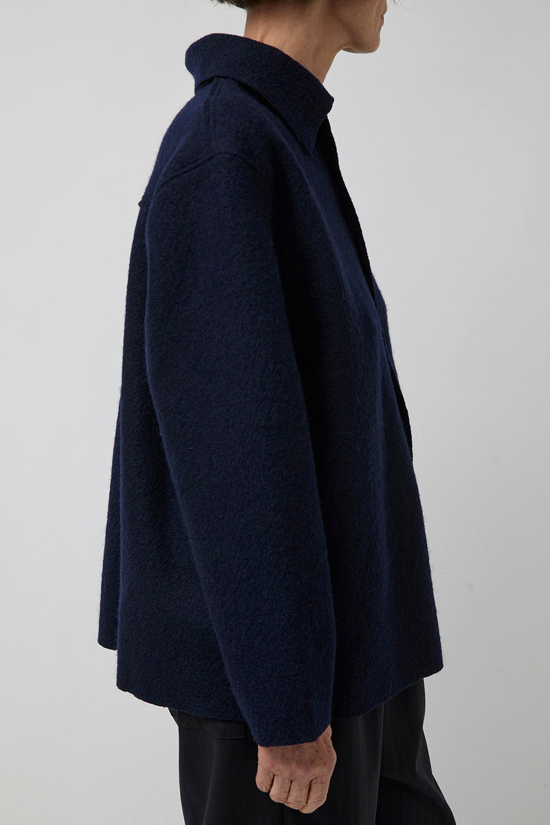 Vladimir Karaleev Shirt Jacket in Navy