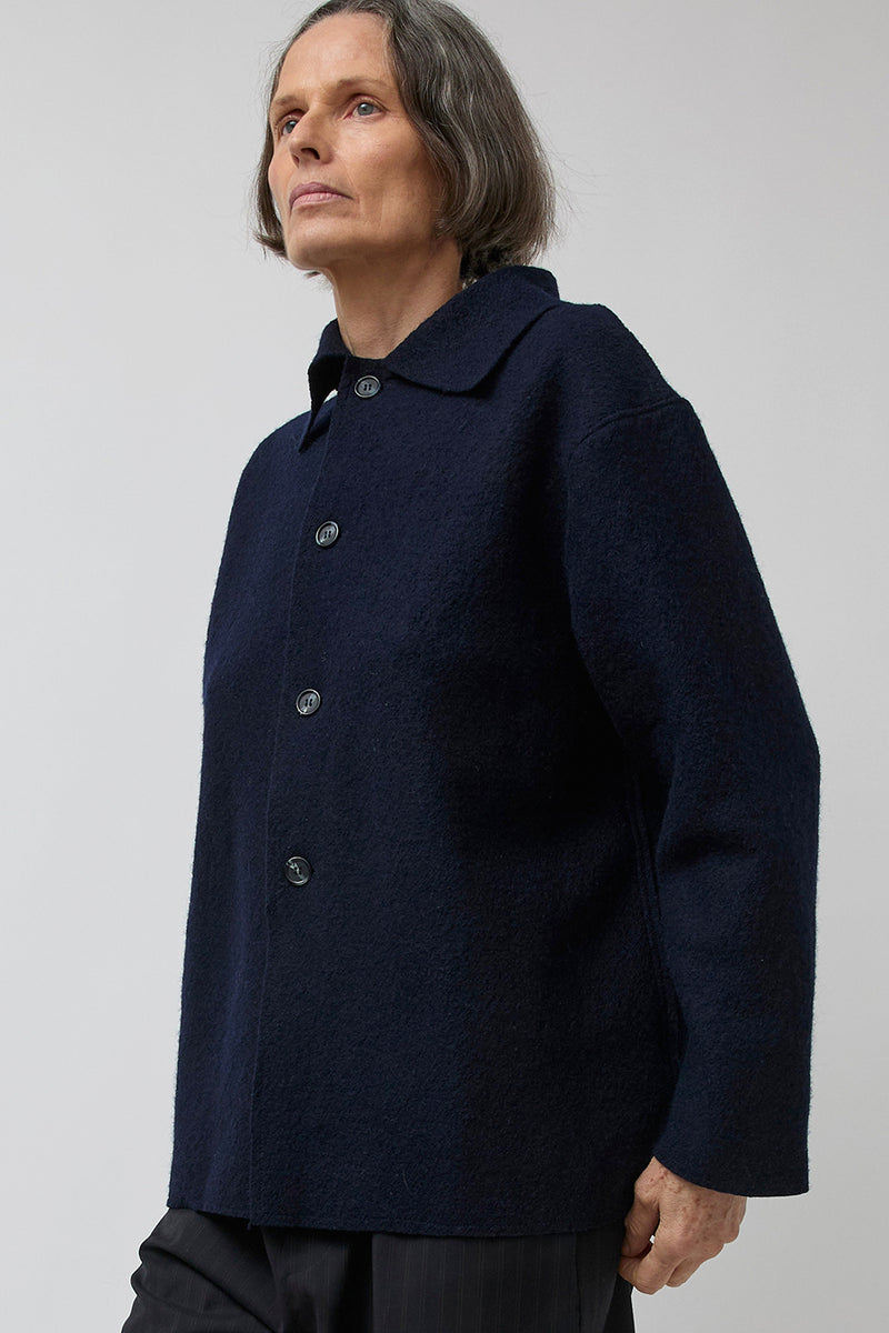 Vladimir Karaleev Shirt Jacket in Navy