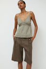 Wanze Cinch Short in Taupe