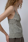 Wanze V Neck Camisole Tank in Jade
