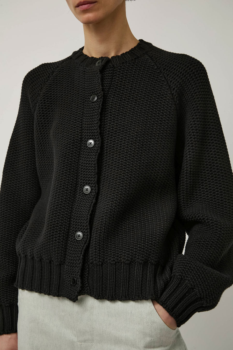 YMC Atomic Cardigan in Black