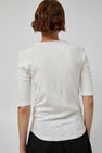 YMC Charlotte Short Sleeve Top in White