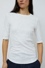 YMC Charlotte Short Sleeve Top in White