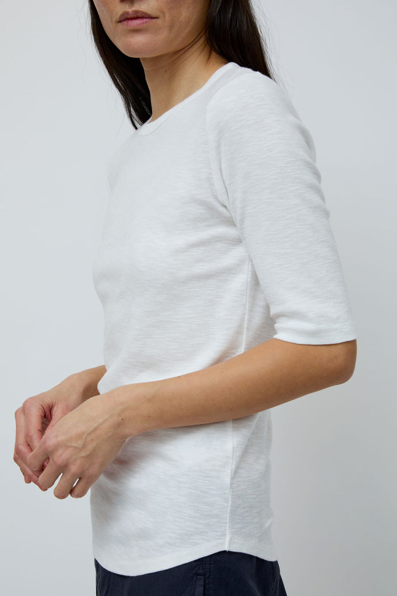 YMC Charlotte Short Sleeve Top in White