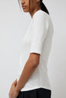 YMC Charlotte Short Sleeve Top in White