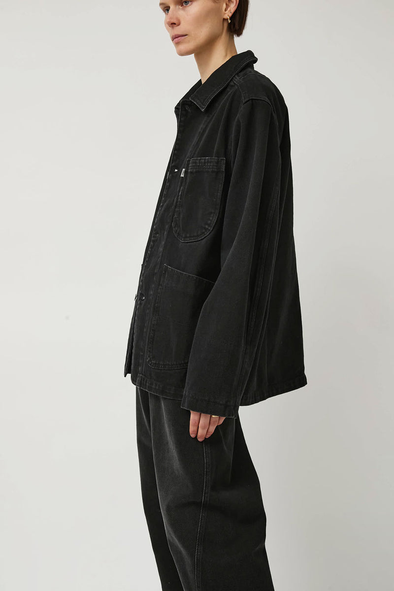 YMC Construction Jacket in Charcoal Denim