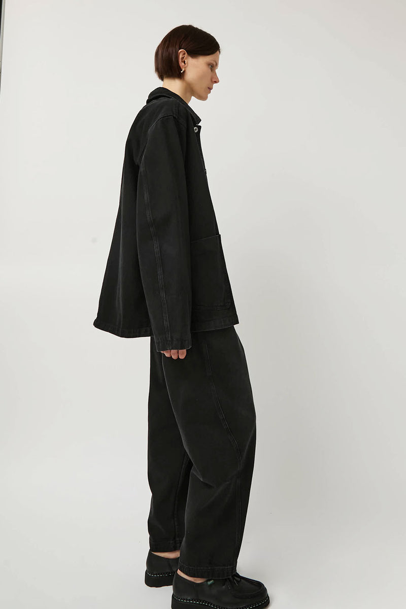 YMC Construction Jacket in Charcoal Denim