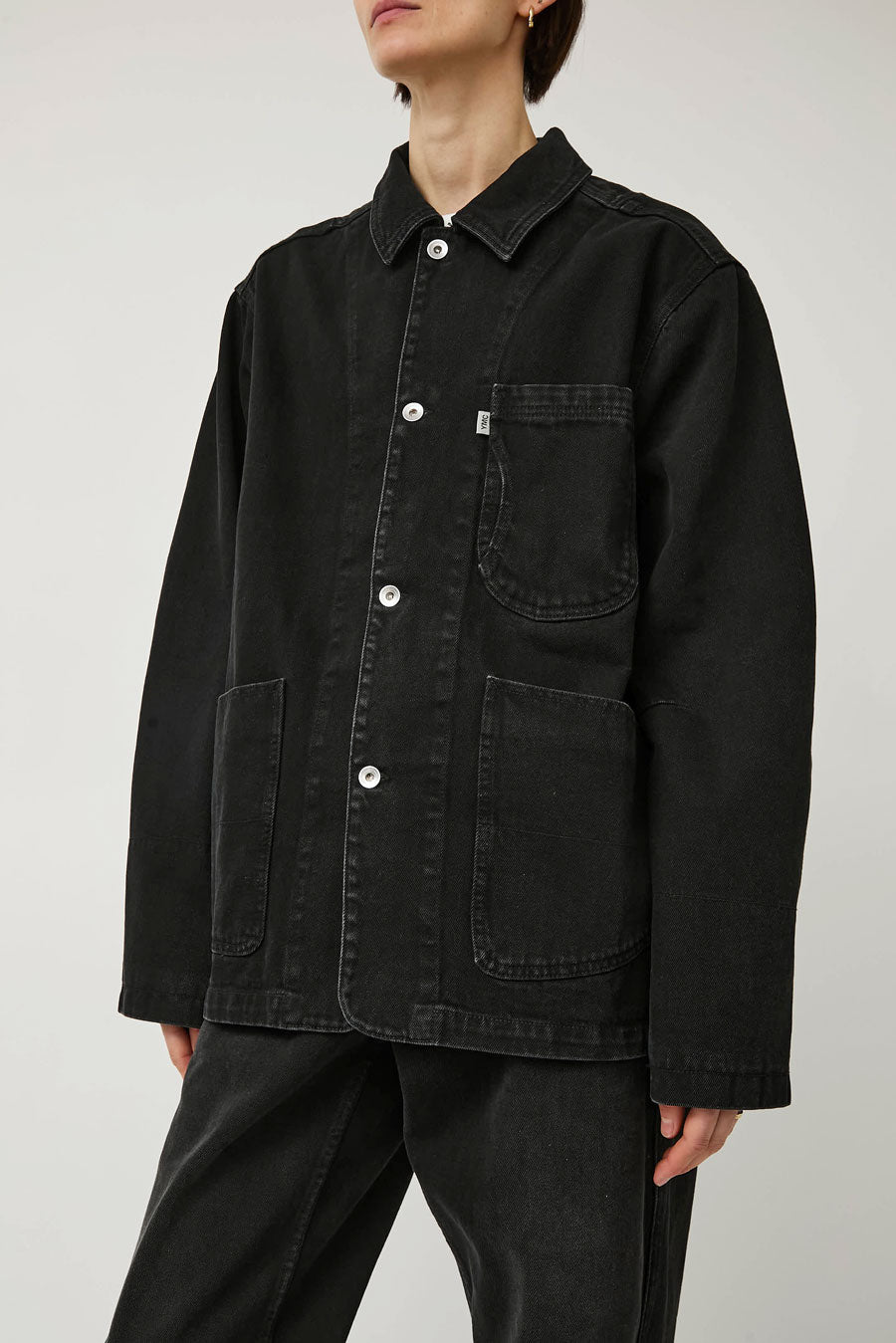 YMC Construction Jacket in Charcoal Denim