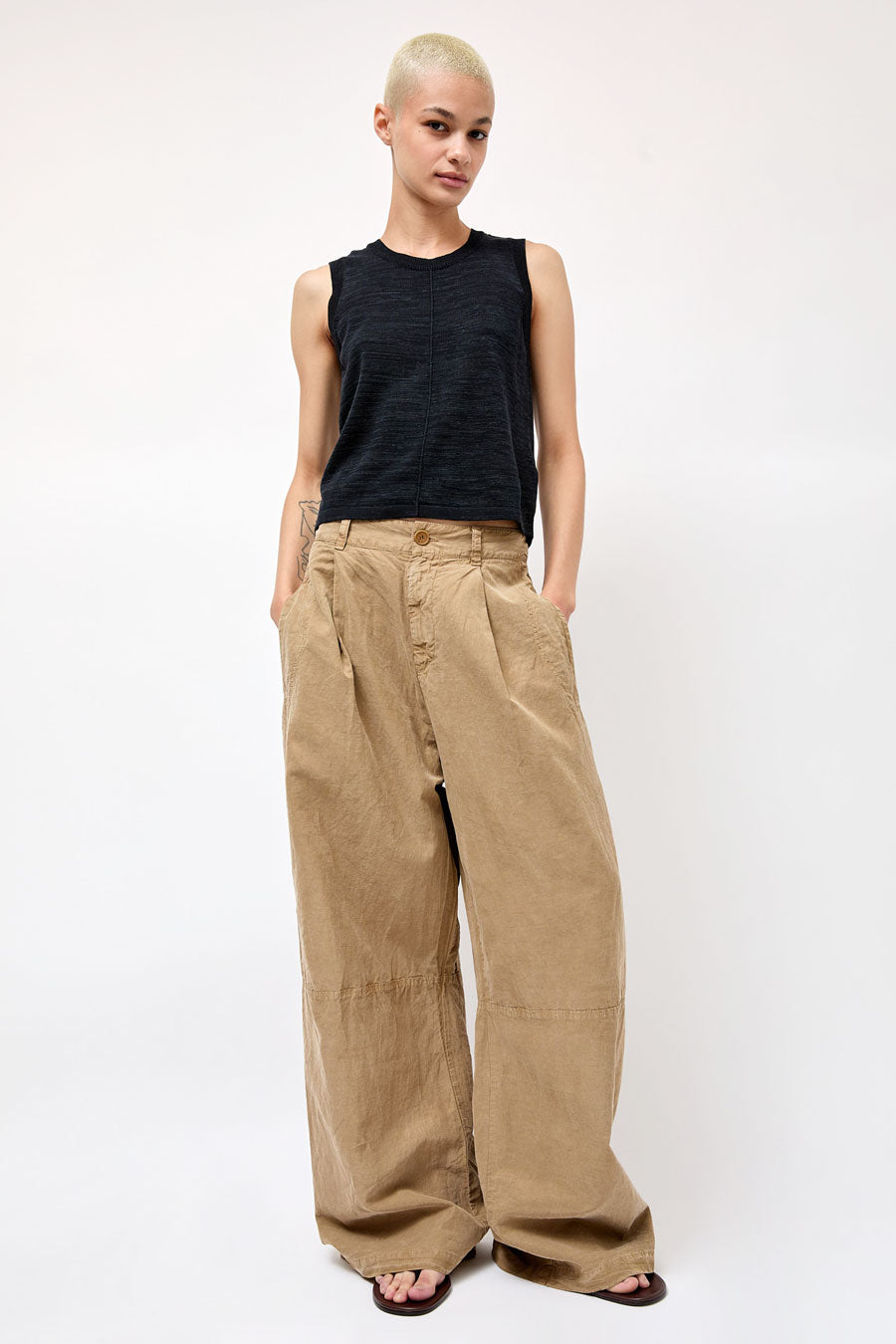 YMC Dropout Trouser in Taupe