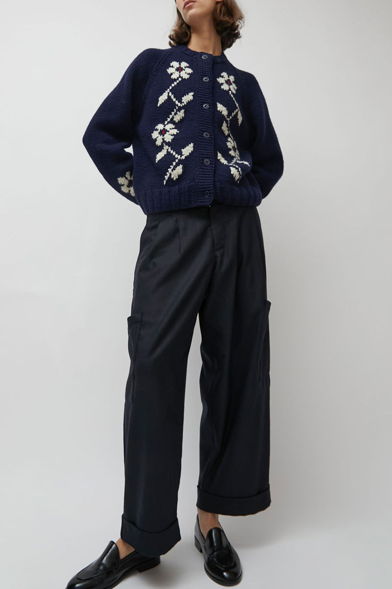 YMC Grease Trouser in Navy