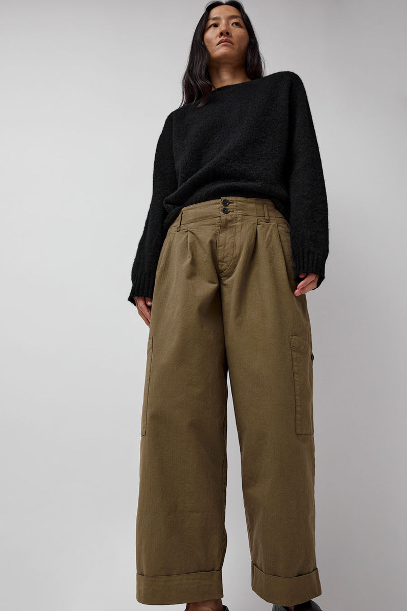 YMC Grease Trouser in Olive