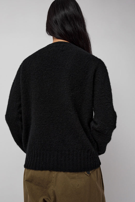 YMC Jets Crew Knit in Black