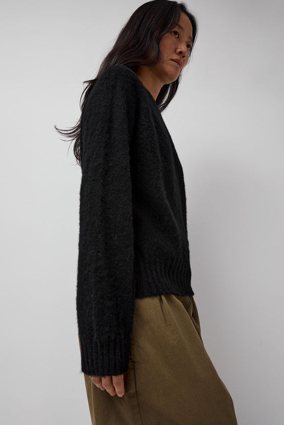 YMC Jets Crew Knit in Black