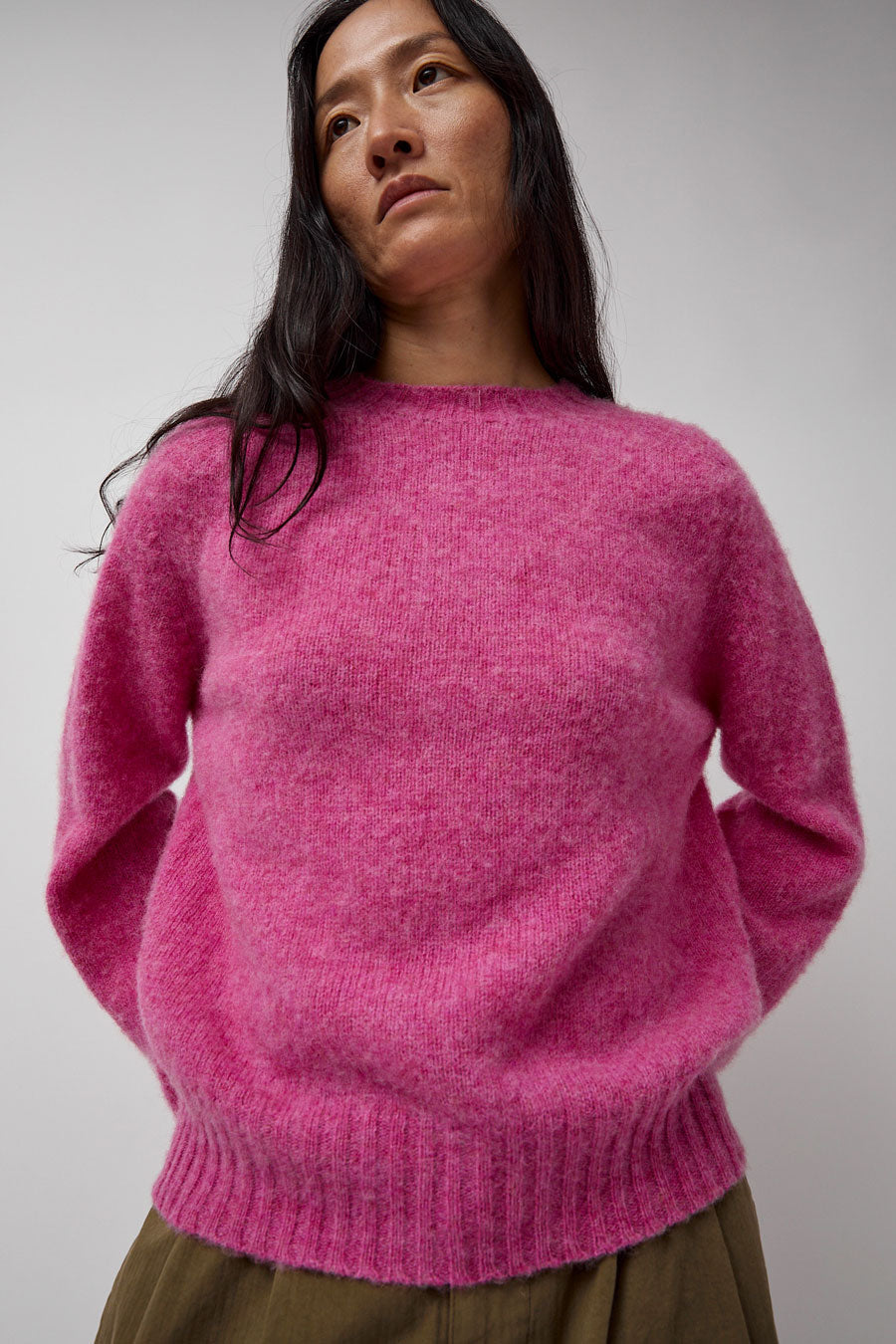 YMC Jets Crew Knit in Blush