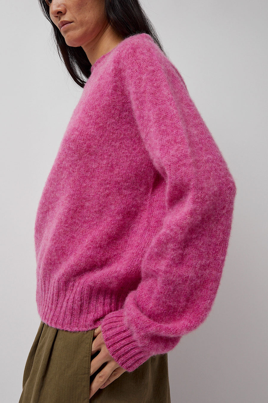 YMC Jets Crew Knit in Blush