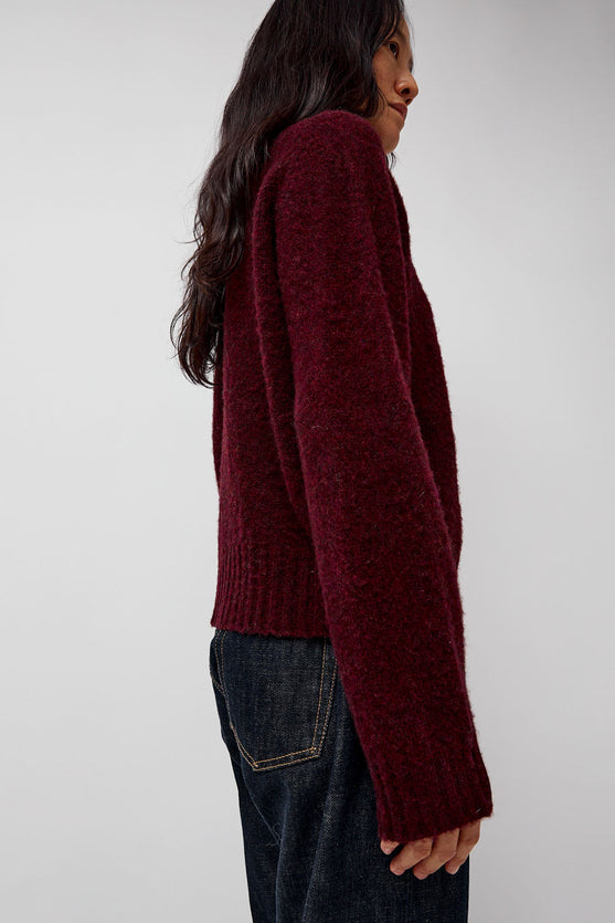 YMC Jets Crew Knit in Red Wizard