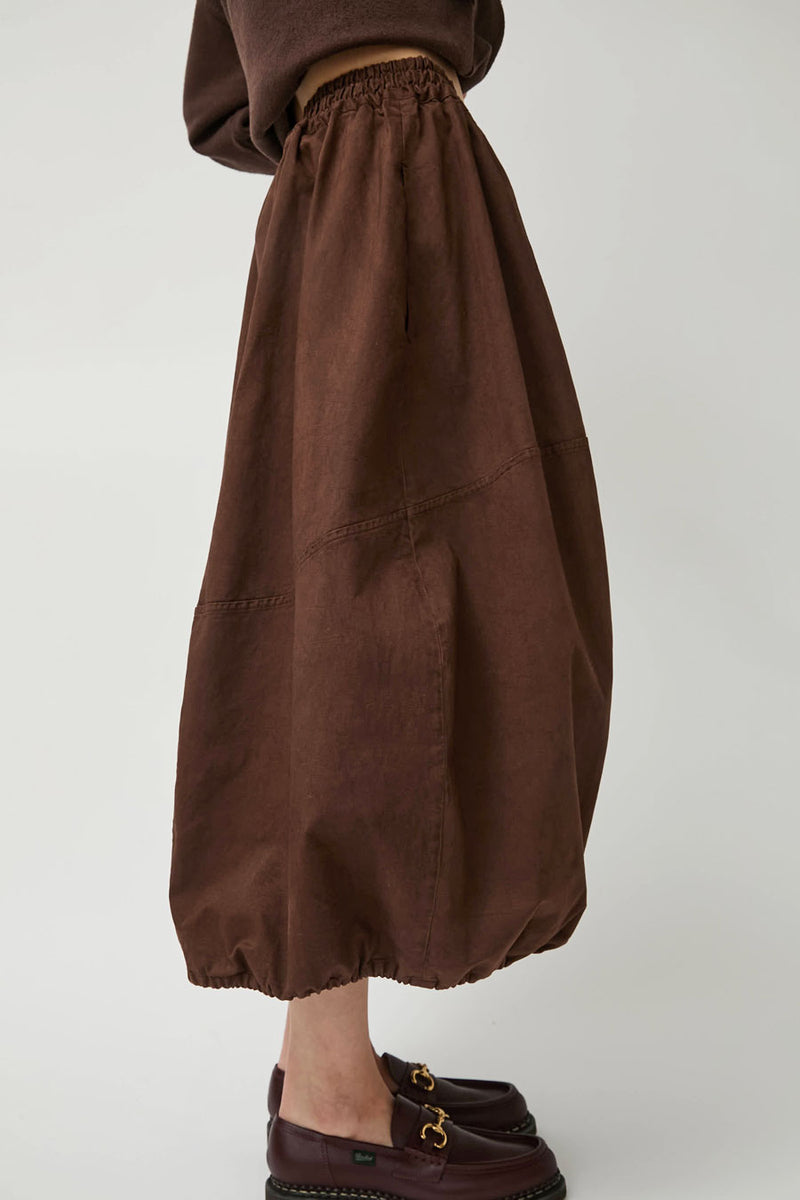 YMC Parachute Skirt in Brown