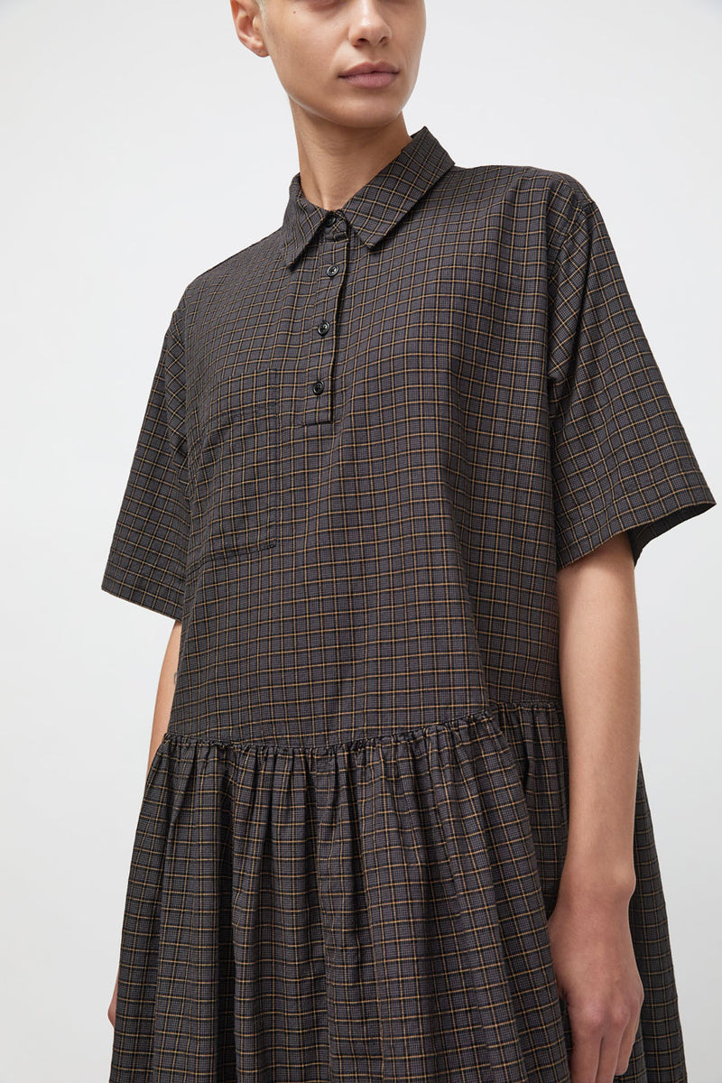 YMC Parklife Dress in Grey Multi
