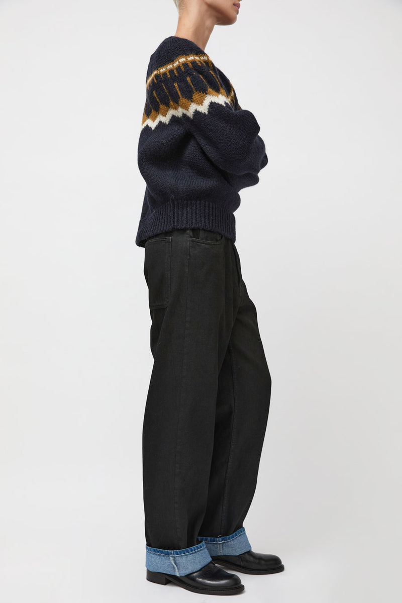 YMC Silver Jean in Black