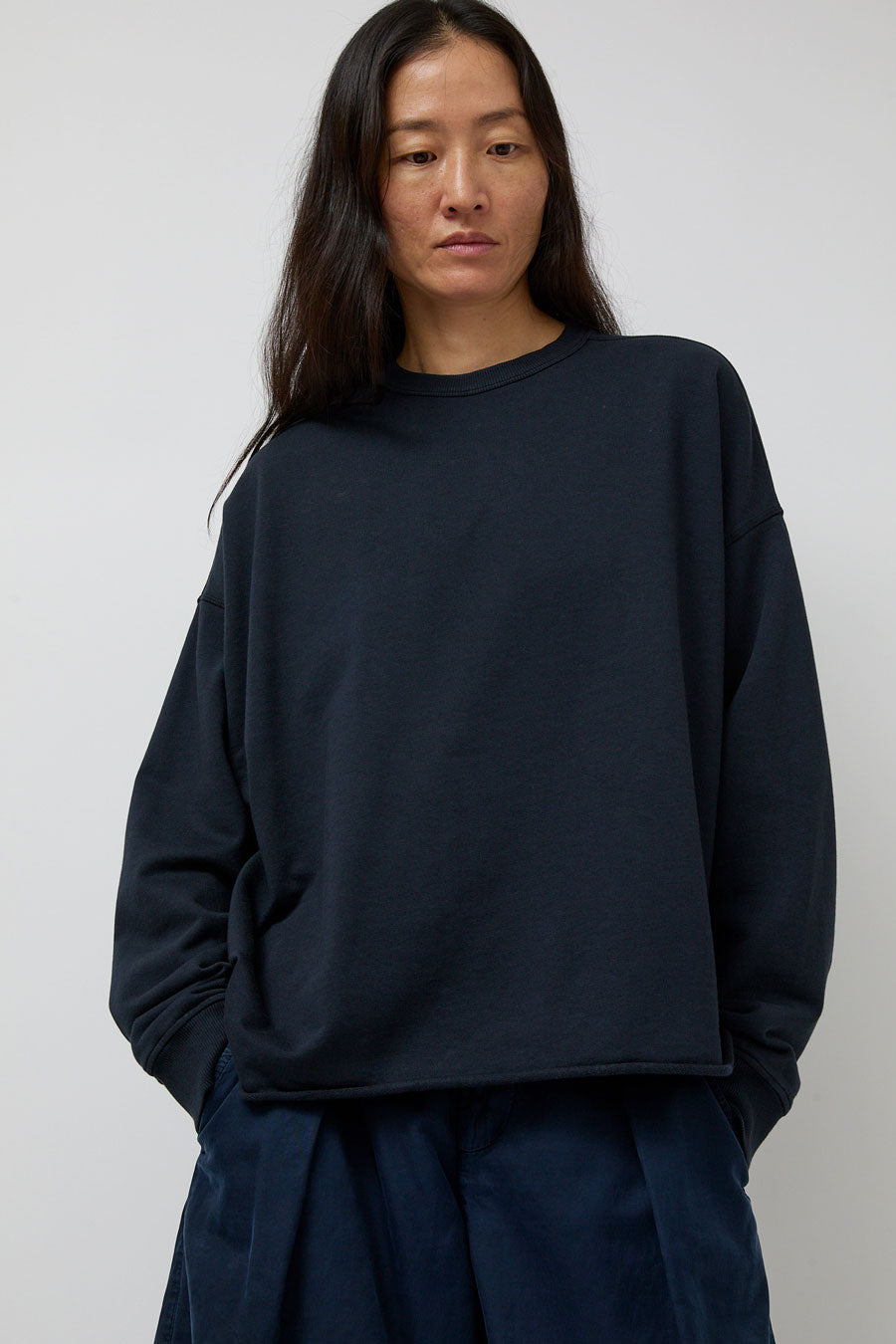 YMC Studio Sweatshirt in Navy